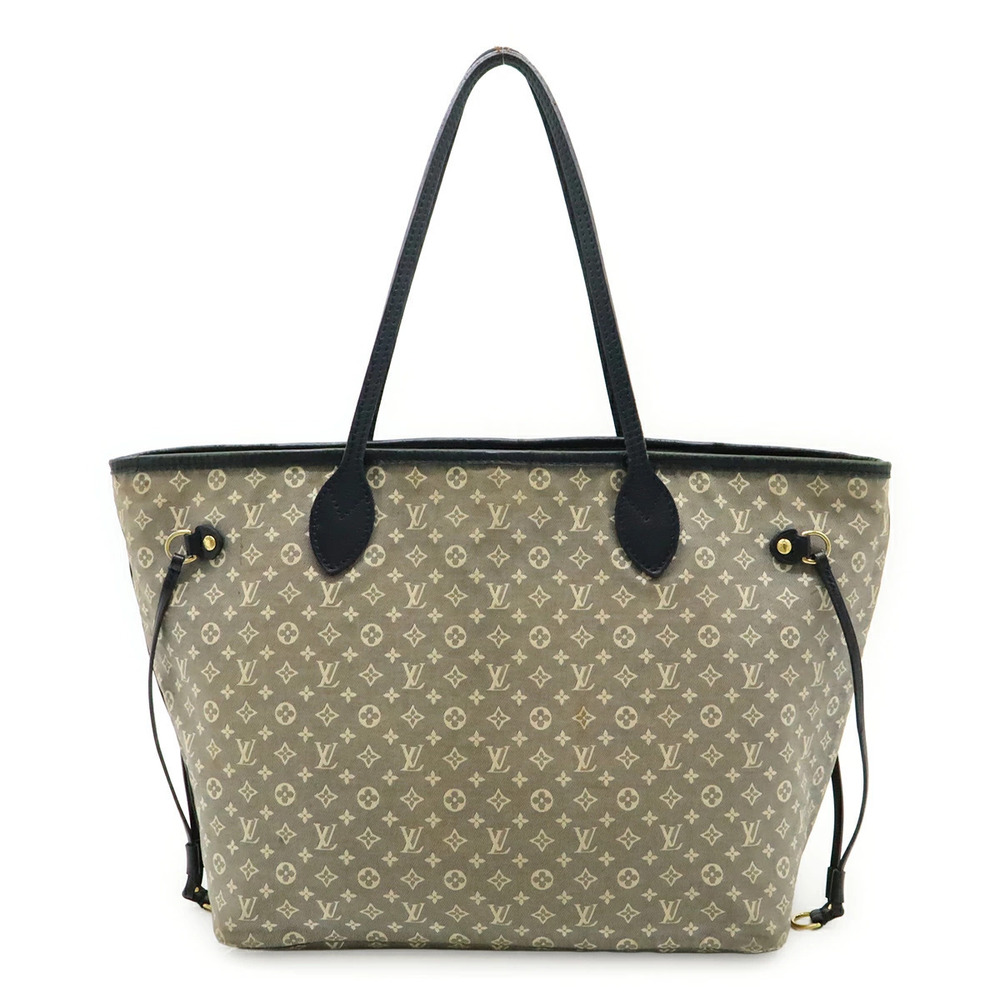 LOUIS VUITTON Monogram Idylle Neverfull Tote Bag Shoulder Canvas Ankle Navy Blue